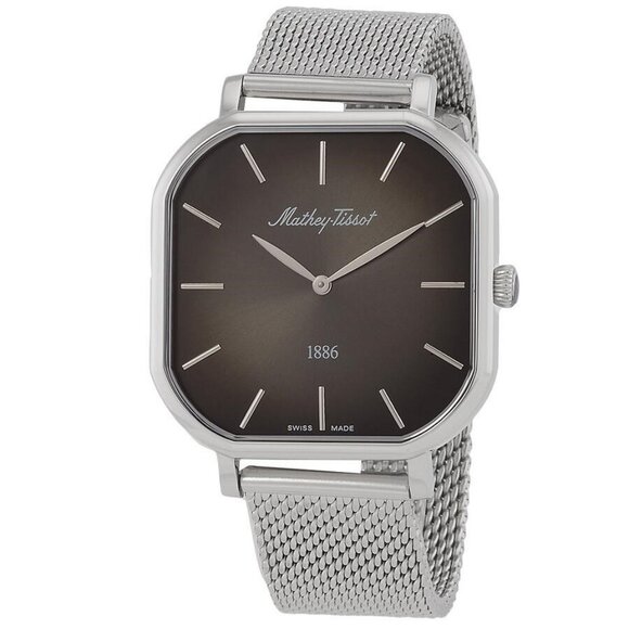 NWT Mathey-Tissot Fashion Men's Quartz Steel Authentic Watch - Picture 1 of 3